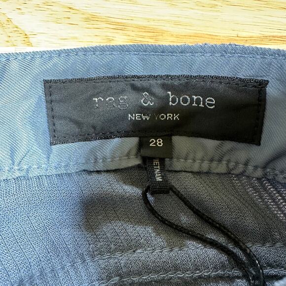 Rag & Bone NWT Rosa Corduroy Pants Powder Blue Color Size 28 Button Fly Mid Rise - Picture 6 of 10